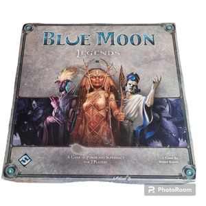 BLUE MOON LEGENDS - Board Game -  Open Box- Out of Print - Reiner Knizia